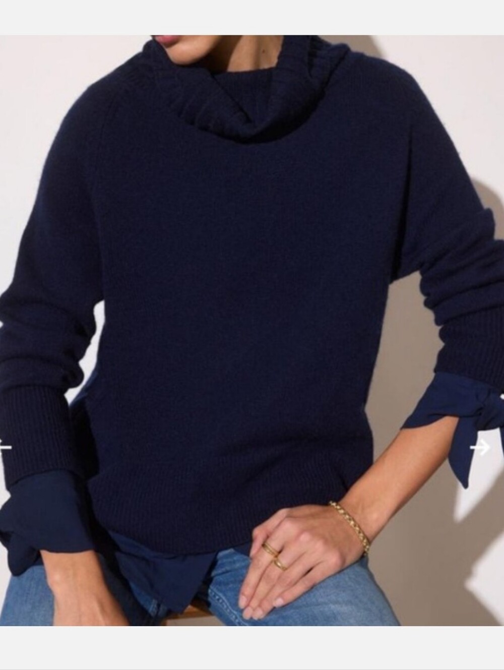 Brochu Walker☆ Tie Sleeve Looker Sweater - Picture 2 of 10